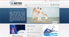 Desktop Screenshot of biometrixmedical.com